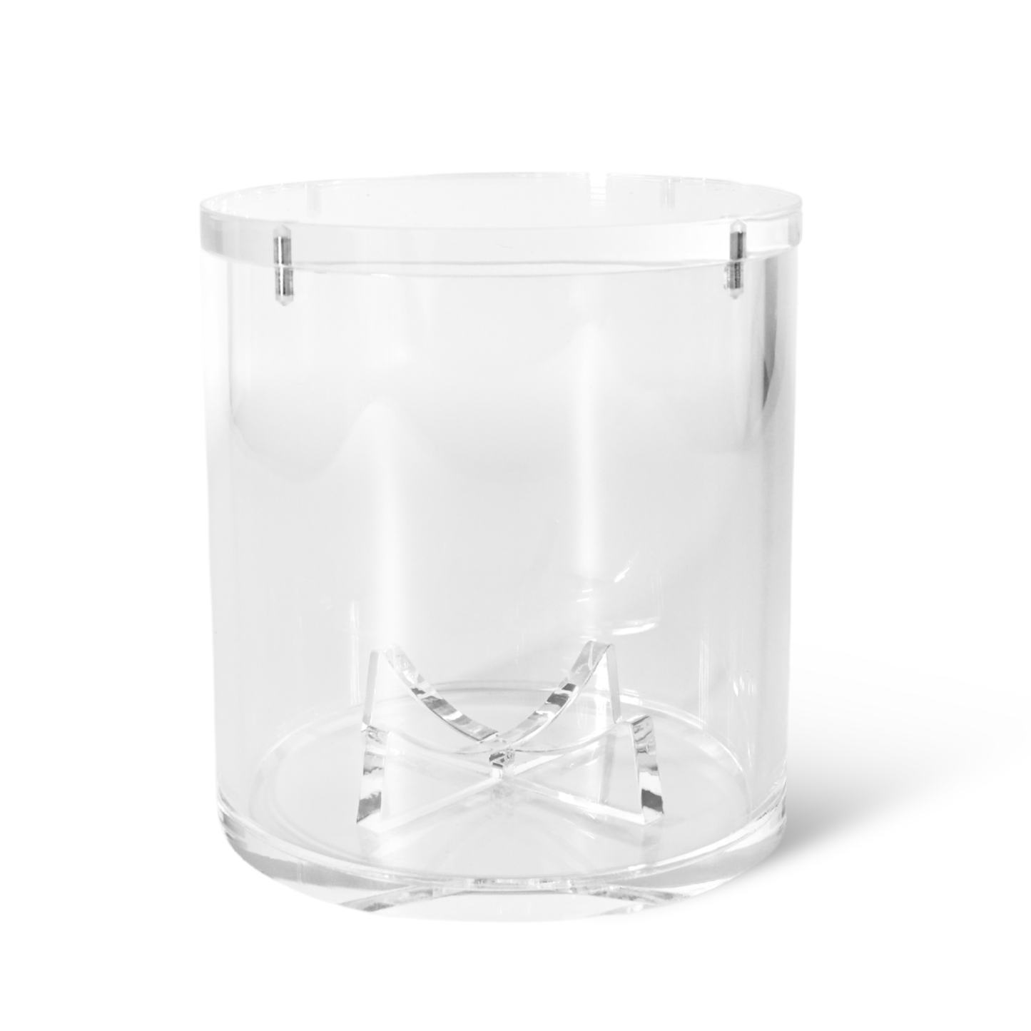 Transparent baseball holder for standard baseball display and protection